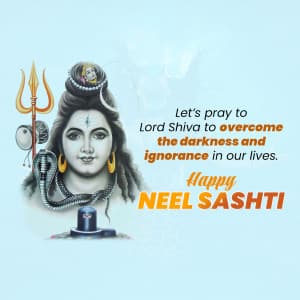 Neel Sasthi event poster