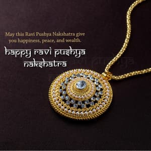 Ravi Pushya Nakshatra event advertisement