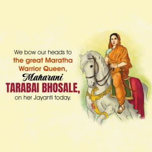 Tarabai Janm Jayanti poster