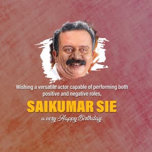 Saikumar Birthday flyer