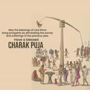 Charak Puja poster Maker