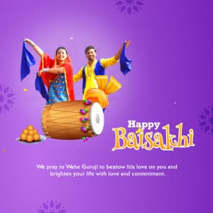 Baisakhi marketing poster