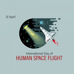 International Day of Human Space Flight poster Maker