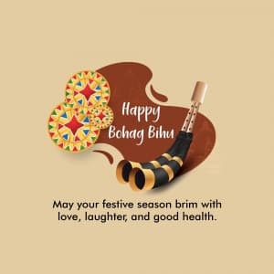 Happy bohag Bihu advertisement banner