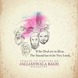 Jallianwala Bagh Massacre ad post