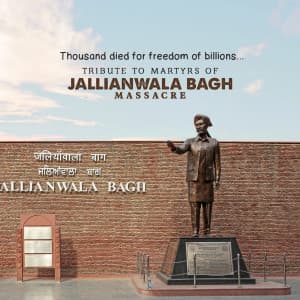 Jallianwala Bagh Massacre marketing poster