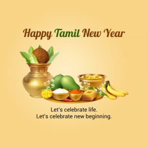 Tamil New Year creative image