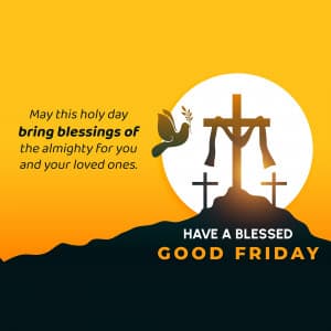 Good Friday marketing poster