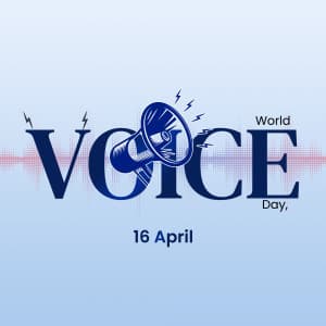 World Voice Day greeting image