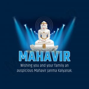 Mahavir Janma Kalyanak creative image