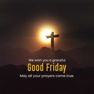 Good Friday poster Maker