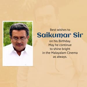 Saikumar Birthday post