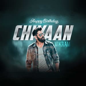 Vikram Birthday graphic