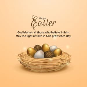 Happy Easter festival image