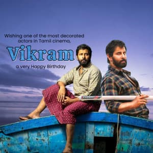 Vikram Birthday image