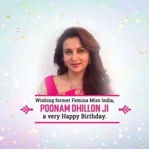 Poonam Dhillon Birthday video