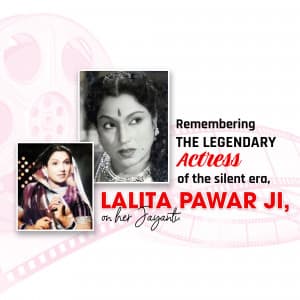 Lalita pawar Jayanti image