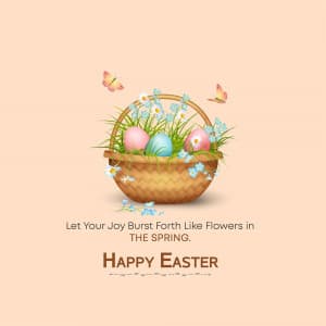 Happy Easter greeting image