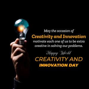 World Creativity & Innovation Day advertisement banner