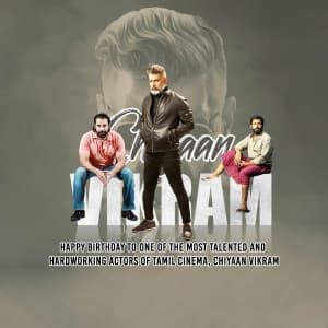 Vikram Birthday poster