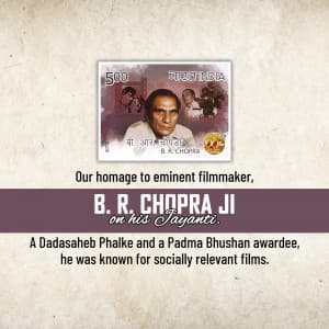 B. R. Chopra Jayanti graphic