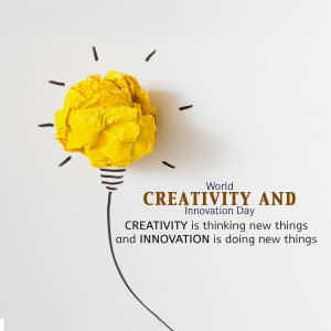 World Creativity & Innovation Day graphic