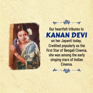 Kanan Devi Jayanti graphic