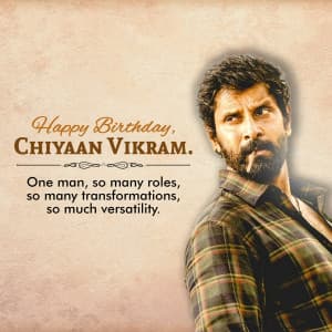 Vikram Birthday event poster