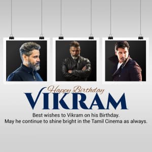 Vikram Birthday post