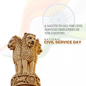 National Civil Services Day festival image