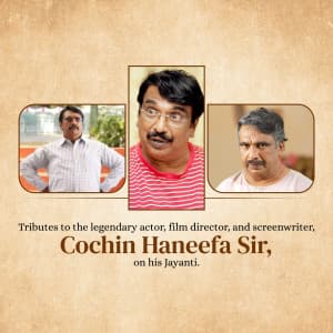 Cochin Haneefa Jayanti video