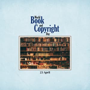 World Book and Copyright Day creative image