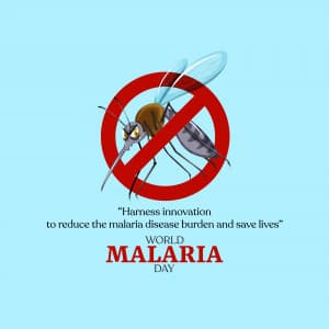 World Malaria Day advertisement banner