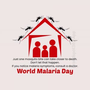 World Malaria Day ad post