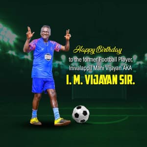 I.M. Vijayan Birthday Instagram Post