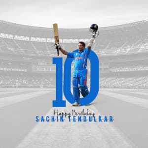 Happy Birthday | Sachin Tendulkar ad post