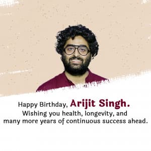 Arijit Singh Birthday post