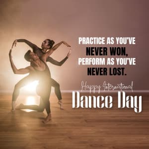 International Dance Day advertisement banner
