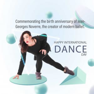 International Dance Day ad post