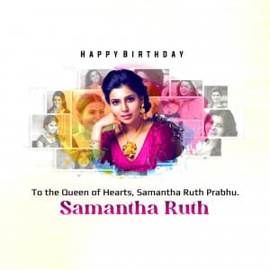 Samantha Ruth Prabhu Birthday image