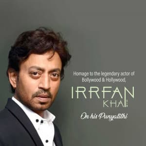 Irrfan Khan Punyatithi flyer