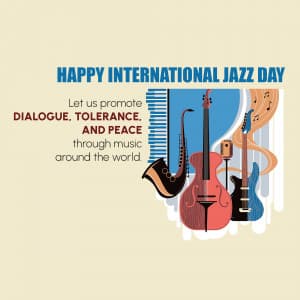 International Jazz Day greeting image