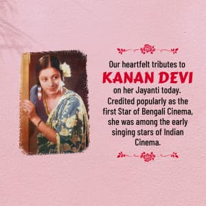 Kanan Devi Jayanti poster