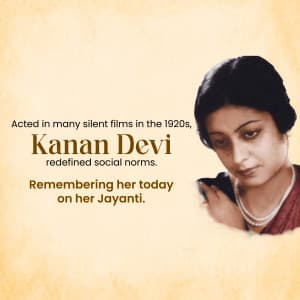 Kanan Devi Jayanti post