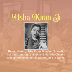 Usha Kiran Jayanti post