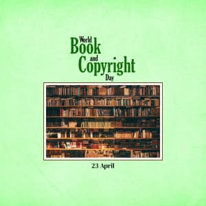 World Book and Copyright Day event advertisement