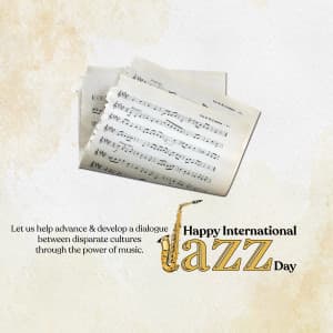 International Jazz Day Instagram Post