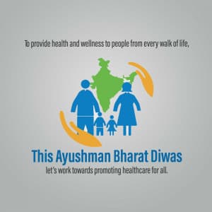 Ayushman Bharat Diwas graphic