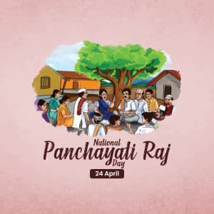 National Panchayati Raj Day Instagram Post