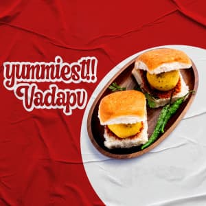 Vadapav promotional post